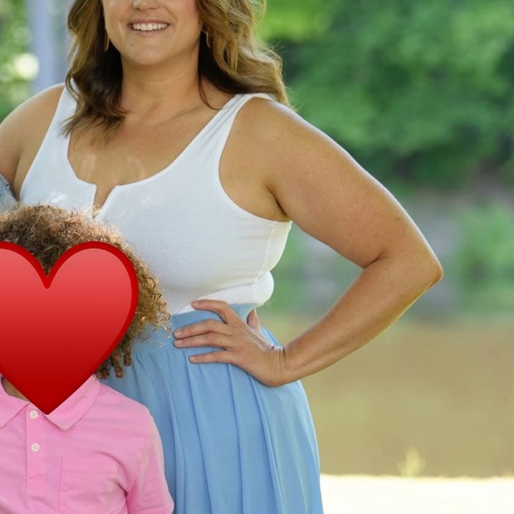 Torrid Blue A-Line Maxi Skirt Casual - Picture 5 of 5